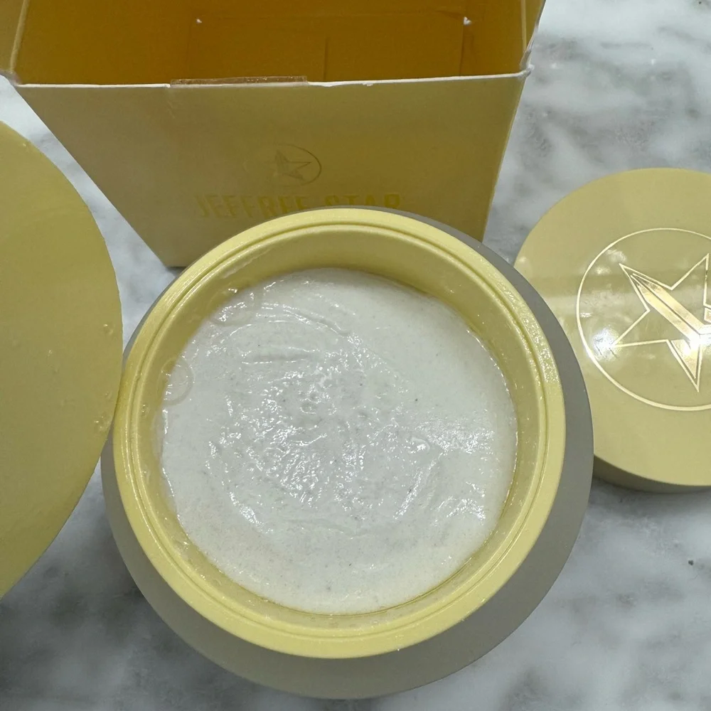 NIB Jeffeee Star Cosmetics Banana Fetish Body Scrub Net weight 170g x 6oz